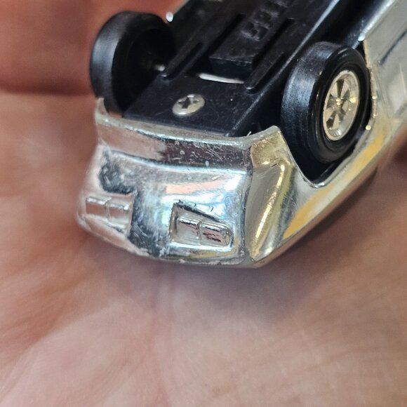 Vintage 1977 Mego Speed Burners 1st Gen 1/64 Scale Silver Chrome Van Needs Work - Picture 11 of 11